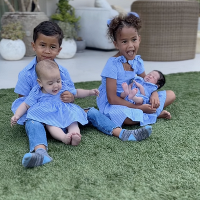 ICYMI, Chrissy Teigen and John Legend's 4 Children Dressed Up in Matching Outfits for the 4th of July