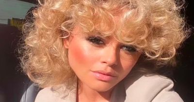 TV star looks unrecognisable with new Fatal Attraction-inspired perm hairdo