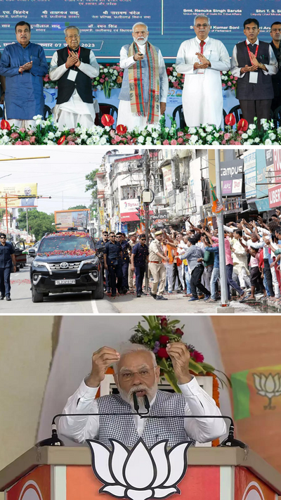 PM launches projects worth over Rs 20,000 crore in Chhattisgarh & UP