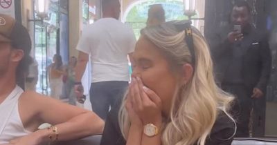 Molly-Mae Hague says 'this happened' as she's seen bursting into tears over Tommy Fury