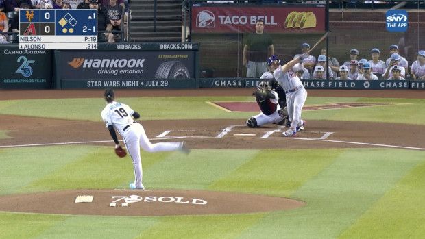 Pete Alonso Crushed A Home Run That Went Over The Wall…