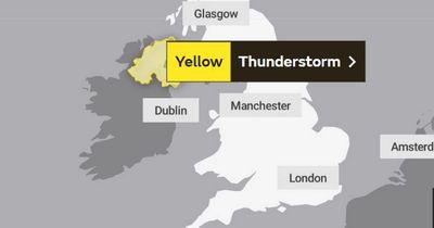 What time thunderstorms are set to hit Greater Manchester this weekend