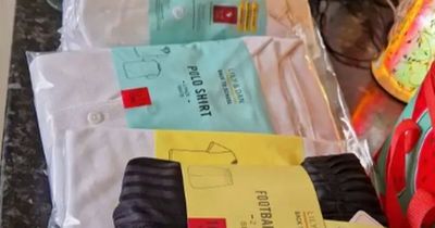 Mum spends under £50 on two school uniforms - showing off amazing Aldi haul