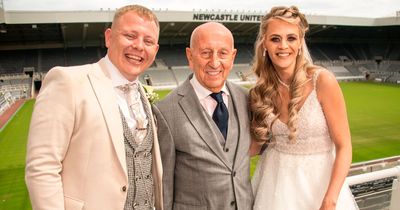 Newcastle United fan who won £5.4m from £1.40 Betfred bet gets married at St James' Park