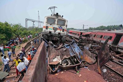Indian authorities arrests 3 railway officials over the train crash that killed more than 290