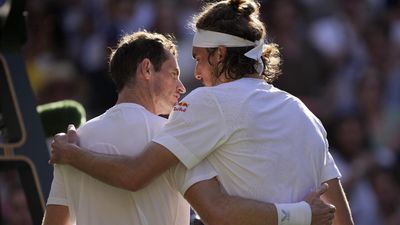 Tsitsipas outlasts Murray to reach third round at Wimbledon