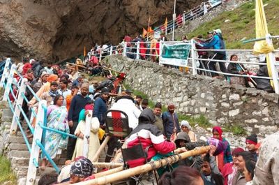 J&K: Amarnath Yatra halted for second consecutive day due to bad weather conditions