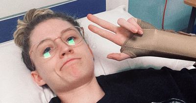 Irish X Factor star Janet Devlin rushed to hospital after collapsing alone in hotel corridor