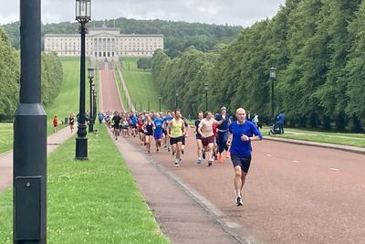 Health officials join Parkrun in Belfast to mark 75th anniversary of the NHS