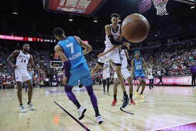 Here’s a jaw-dropping Victor Wembanyama photo from his Summer League debut