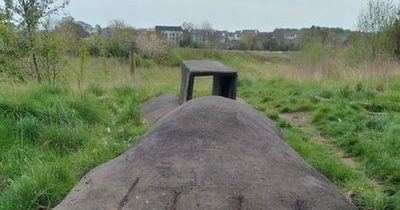 Edinburgh scheme's forgotten giant stone man sculpture becomes listed building
