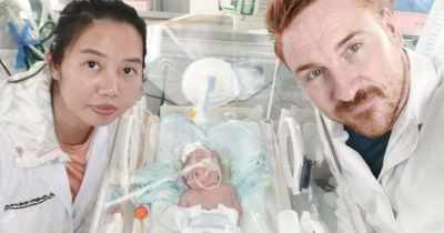 Parents desperate to bring baby home from China after being born prematurely