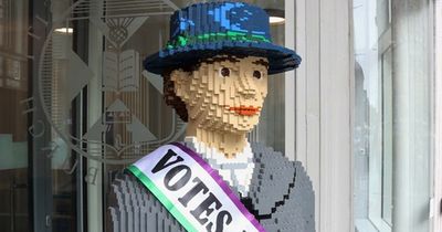 Edinburgh university celebrates alumni pioneers with 32,000 Lego brick Suffragette
