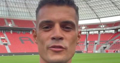 Granit Xhaka hits back at claims he left Arsenal because wife was unhappy in England