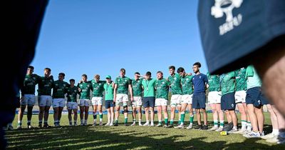 What time and TV channel is Ireland v South Africa on in the U20 Rugby World Cup semi-final?