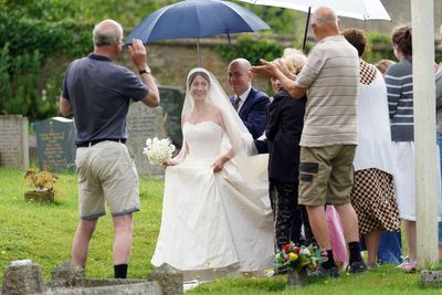 Guests gather for wedding of George Osborne and Thea Rogers