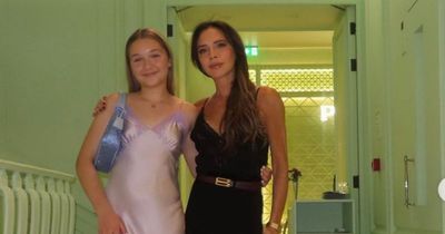 Fans ask 'how' as Victoria Beckham praised over snaps alongside daughter Harper during Prada birthday celebrations