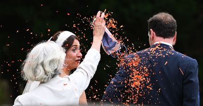 Just Stop Oil 'applaud' but 'not responsible' for dousing George Osborne in confetti