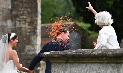 George Osborne’s wedding disrupted by protester