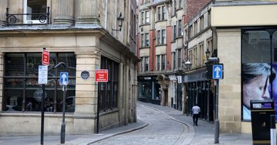 Driver lost control of automatic car and crushed man against building in Newcastle city centre