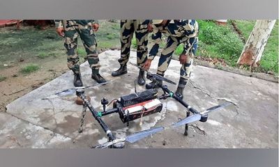 BSF, Punjab Police recover another Pak drone near International Border in Amritsar