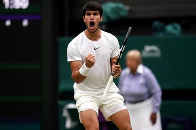 Carlos Alcaraz made to work hard for place in fourth round at Wimbledon