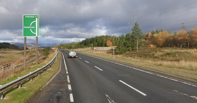 Cyclist in hospital after A9 crash with lorry leaving road closed in early hours