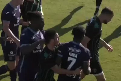 Watch as horror tackle on Youan prompts Hibs pre-season rammy during friendly