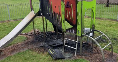 Vandals trash kids play areas in spate of attacks across Lanarkshire