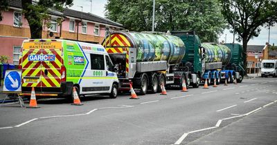Tankers drafted into area of Manchester after 'fault' leaves hundreds with no water or poor pressure