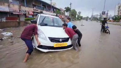 Heavy rains in Gurgaon: Admin advises work from home for corporates, holiday for schools on Monday