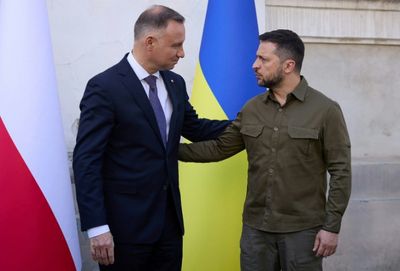 'Stronger together': Polish leader visits Ukraine ahead of NATO summit