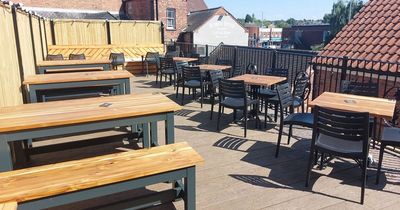 New rooftop terrace officially opened at popular Arnold pub