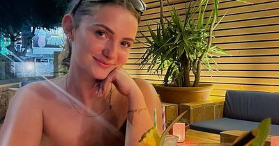 Emmerdale Gabby Thomas star is worlds away from soap on boozy holiday to Ibiza