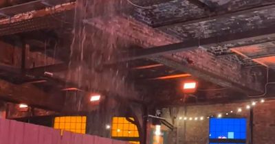 Pure chaos as Manchester hit by intense thunderstorms - with flights diverted, pubs evacuated, and streets flooded