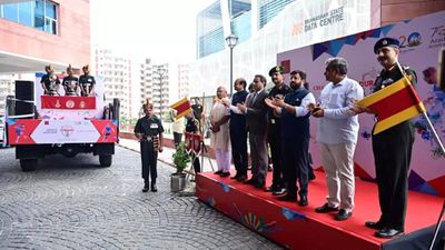 Durand Cup football tournament 'Trophy Tour' flagged off in Jaipur