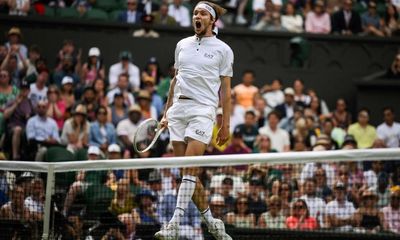 Wimbledon diary: a champagne moment and a Tsitsipas tip-up