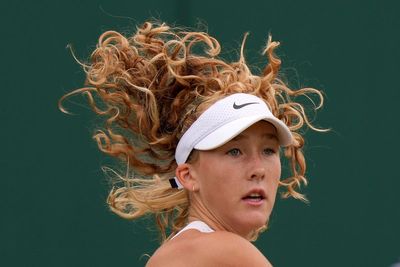 Russian teen Mirra Andreeva helps herself at Wimbledon in reaching fourth round