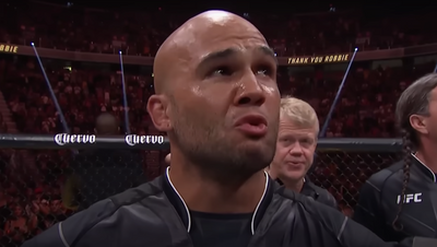 Watch Robbie Lawler’s emotional reaction to the special UFC 290 tribute video after his win