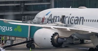 Door ripped off plane at Dublin Airport after airbridge collapse at Terminal 2
