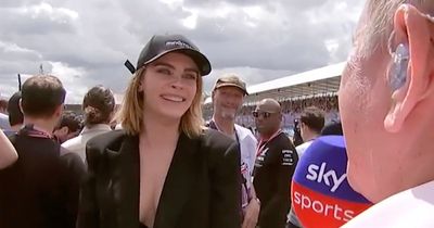 Cara Delevingne hits back at Martin Brundle after pointed remark over F1 grid snub