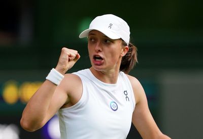 Iga Swiatek saves two match points to reach first Wimbledon quarter-final