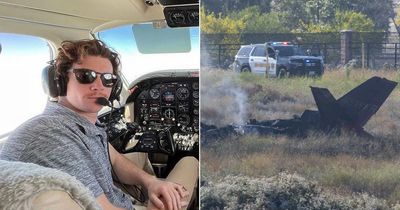 California plane crash: 'Great' pilot among six people killed after aircraft explodes