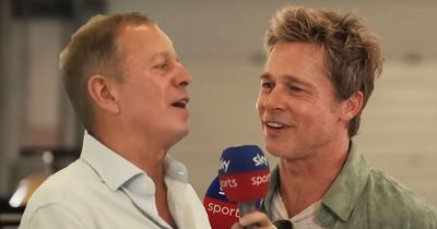 Brad Pitt offers Martin Brundle a cameo in new F1 movie after awkward grid walk snub