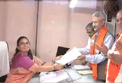 Rajya Sabha Election: External Affairs Minister Jaishankar files nomination papers in Gandhinagar