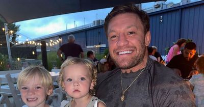 Conor McGregor enjoys family day out at plush Hamptons Club as Dee Devlin all smiles