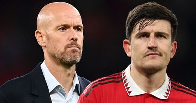 Harry Maguire and Erik ten Hag on collision course over Man Utd transfer valuation