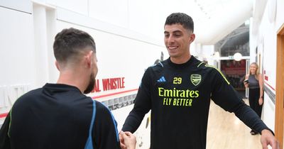 What happened between Kai Havertz and Jorginho in Arsenal training as new shirt number allocated