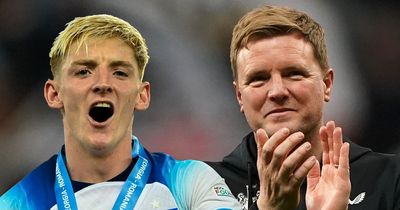 Newcastle boss Eddie Howe's new Anthony Gordon plan after key role in England success