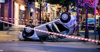 Two people lucky to be alive after car plunges from Dublin city centre carpark